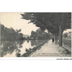 CAR-ACBP7-0507-92 - NEUILLY-SUR-SEINE - Les bords de seine et l'ile de la jatte