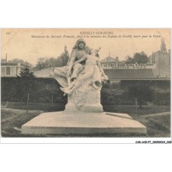 CAR-ACBP7-0501-92 - NEUILLY-SUR-SEINE - Momunent du souvenir francais - élevé à la memoire des enfants de neuilly