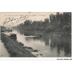 CAR-ACBP7-0506-92 - NEUILLY-SUR-SEINE - Vue sur la seine - Le passeur