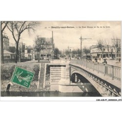 CAR-ACBP7-0523-92 - NEUILLY-SUR-SEINE - Le pont bineau et ile de la jatte