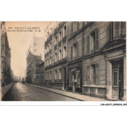 CAR-ACBP7-0534-92 - NEUILLY-SUR-SEINE - Rue de l'hotel-de-ville