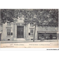 CAR-AAIP10-92-0918 - NEUILLY SUR SEINE - Avenue de Neuilly - La Banque de France