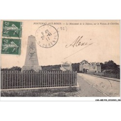CAR-ABEP10-0966-92 - FONTENAY-AUX-ROSES - Le monument de la defense - Sur le plateau de CHATILLON