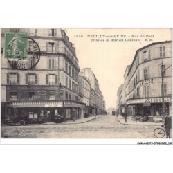 CAR-AAIP9-92-0857 - NEUILLY SUR SEINE - Rue du pont prise de la Rue du Chateau - Epicerie