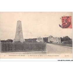 CAR-ABEP10-0967-92 - FONTENAY-AUX-ROSES - Le monument de la defense - Sur le plateau de CHATILLON