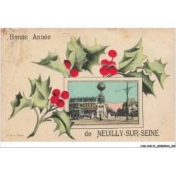 CAR-ACBP1-0052-92 - Bonne année de NEUILLY-SUR-SEINE - Vendu en l'état