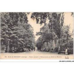 CAR-ABEP9-0831-92 - FORET DE MEUDON artistique - Route menant a l'observatoire de BELLEVUE-MEUDON