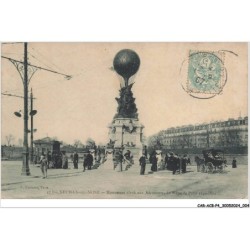 CAR-ACBP4-0230-92 - NEUILLY-SUR-SEINE - Monument élé aux aéronautes du siège de paris