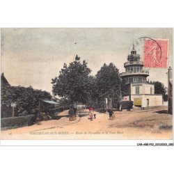 CAR-ABEP10-0893-92 - FONTENAY-AUX-ROSES - Route de versailles et la tour Biret