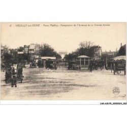 CAR-ACBP5-0316-92 - NEUILLY-SUR-SEINE - Porte maillot - Perspective de l'avenue de la grande-armée