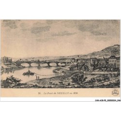 CAR-ACBP5-0338-92 - Le pont de NEUILLY en 1830