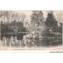 CAR-ACBP5-0345-92 - NEUILLY-SUR-SEINE - L'ile des anglais et l'ile d'amour