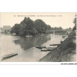 CAR-ACBP5-0335-92 - NEUILLY-SUR-SEINE - Le pont et l'ile d'amour