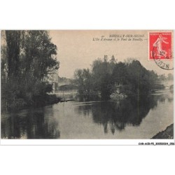 CAR-ACBP5-0343-92 - NEUILLY-SUR-SEINE - L'ile d'amour et le pont de neuilly