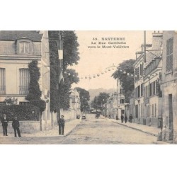 92 - NANTERRE - SAN67692 - La rue Gambetta vers le Mont Valérien