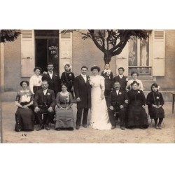 92 - N°82230 - LEVALLOIS PERRET - 37 bis Rue Carnot - Photo de mariage - Carte photo
