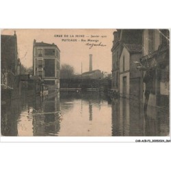CAR-ACBP3-0185-92 - Crue de la seine - Janvier 1910 - PUTEAUX - Rue marengo