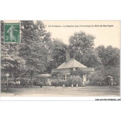 CAR-AAIP10-92-0884 - PUTEAUX - La station des tramways du Bois de Boulogne