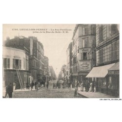 CAR-ADMP16-1198-92 - LEVALLOIS-PERRET - La rue fazilleau prise de la rue du bois