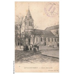 CAR-ADLP19-1217-92 - LEVALLOIS-PERRET - L'église saint-justin