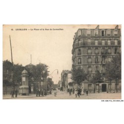 CAR-ADMP16-1169-92 - LEVALLOIS - La place et la rue de cormeilles
