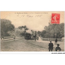CAR-ACBP5-0355-92 - NEUILLY-SUR-SEINE - Le pont - Perspective vers la défense