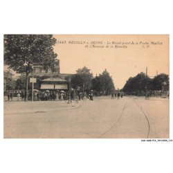 CAR-ADMP16-1206-92 - NEUILLY-SUR-SEINE - Le rond-point de la porte maillot  et l'avenue de la révolte