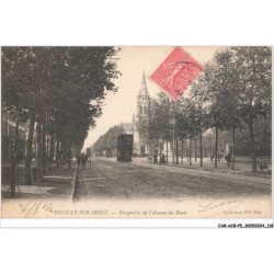 CAR-ACBP5-0374-92 - NEUILLY-SUR-SEINE - Perpective de l'avenue du roule