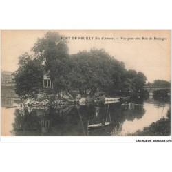 CAR-ACBP5-0350-92 - Pont de NEUILLY - Ile d'amour - Vue prise coté bois de boulogne