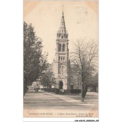 CAR-ACBP5-0392-92 - NEUILLY-SUR-SEINE - L'église saint-pierre - Avenue de roule