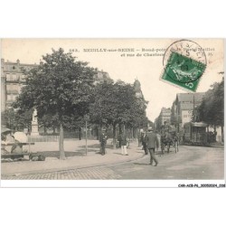 CAR-ACBP6-0423-92 - NEUILLY-SUR-SEINE - Rond-point de la porte maillot et rue de chartres