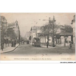 CAR-ACBP6-0424-92 - NEUILLY-SUR-SEINE - Perspective de la rue de chartres
