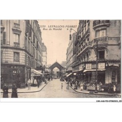 CAR-AAGP10-92-0968 - LEVALLOIS-PERRET - Rue du Marché - A. Balin