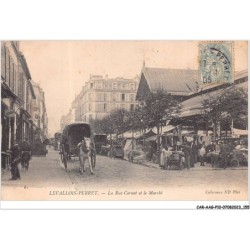 CAR-AAGP10-92-0970 - LEVALLOIS-PERRET - Rue de Carnot et Le Marché