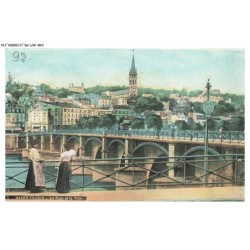 CAR-ACTP9-0700-92 - SAINT-CLOUD - Le pont et la ville