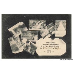 CAR-ACTP9-0658-92 - Souvenir de notre promenade a la fête de - SAINT-CLOUD
