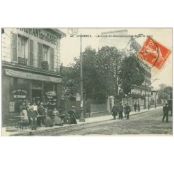 92.COLOMBES.n°13760.AVENUE DE GENNEVILLIERS PRES LA GARE.RESTAURANT DE LA GARE