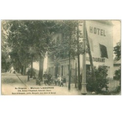 92.COLOMBES.n°19172.AU DRAPEAU.MAISON LAGARDE.216 AVENUE D'ARGENTEUIL.RESTAURANT