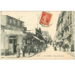 92.COLOMBES.n°13772.RUE SAINT DENIS.COMMERCE A LEFAIX