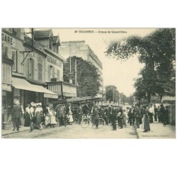 92.COLOMBES.n°13767.AVENUE DE GENNEVILLIERS.HOTEL DE L'OUEST.RESTAURANT DE LA GARE
