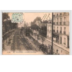 92.COLOMBES.AVENUE MENELOTTE.TRAIN.