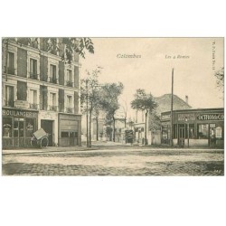92.COLOMBES.n°19389.LES 4 ROUTES.BOULANGERIE.GRANDE EPICERIE.CORDONNERIE DES 4 ROUTES