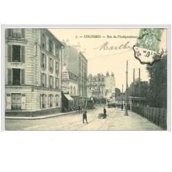 92.COLOMBES.RUE DE L'INDEPENDANCE