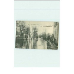 92.COLOMBES.n°13754.AVENUE DE GENNEVILLIERS.LA BANLIEUE PARISIENNE INONDEE.1910