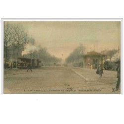 92.COURBEVOIE.LA STATION DES TRAMWAYS.AVENUE DE LA DEFENSE