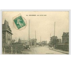 92.COLOMBES.RUE VICTOR HUGO.PLIE ET PETITE DECHIRURE