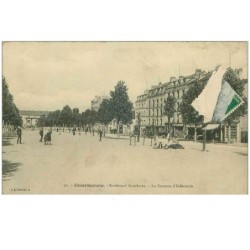 92.COURBEVOIE.n°16023.BOULEVARD GAMBETTA.LA CASERNE D'INFANTERIE.MANQUES