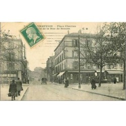 92.COURBEVOIE.PLACE CHARRAS.ENTREE DE LA RUE DE BEZONS