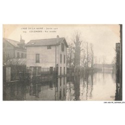 CAR-ACGP9-0607-92 - COLOMBES - Crue de la seine - Rue inondée