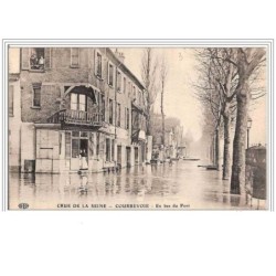 92.COURBEVOIE.CRUE DE LA SEINE.EN BAS DU PONT.